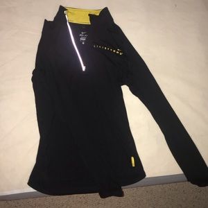 Livestrong Nike Long Sleeve half-zip